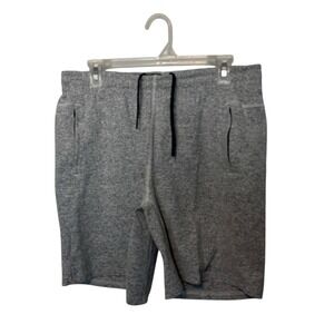 Nobull Shorts Mens Gray Lightweight Drawstring Performance Stretch Train Gym 8"